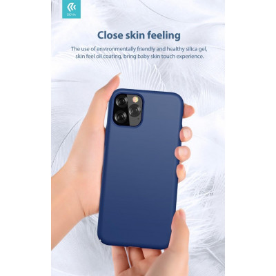 Cover in Silicone e protezione camera per iPhone 11 Pro Blu