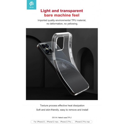 Cover protettiva trasparente morbida per iPhone 12 & 12 Pro