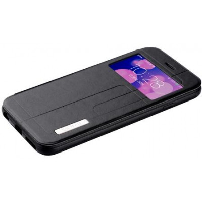 Cover for Iphone 6 Plus -Premium PU leather Black Plaid