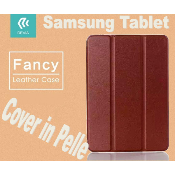 Custodia in pelle per Tablet Samsung TabS2 8.0 T715 Marrone Custodia in pelle per Tablet Samsung TabS2 8.0 T715 Marrone