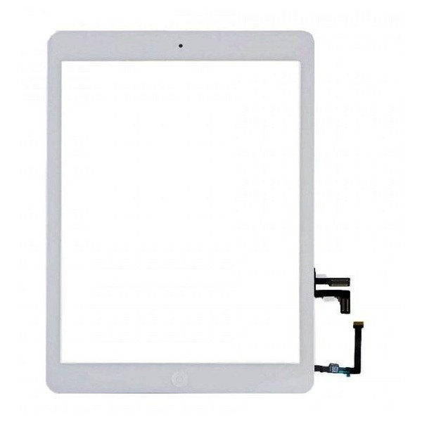 Touch+Telaio LCD+Pulsanti AAA per iPad Air Serie 5 Bianco