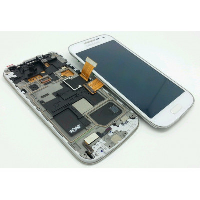 Lcd Completo ORIGINALE Samsung Galaxy S4 Mini Bianco 14766B