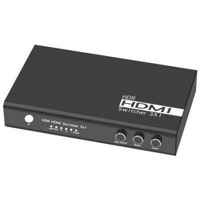 Switch 3x1 HDMI 2.0 18G 4k@60hz HDR, funzione AUTO ON/OFF