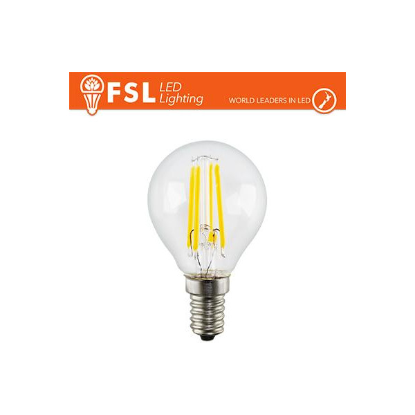 Lampada Filamento Sfera - 4W 2700K E14 400LM