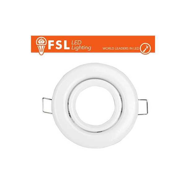 Ghiera orientabile foro 70mm COLORE BIANCO