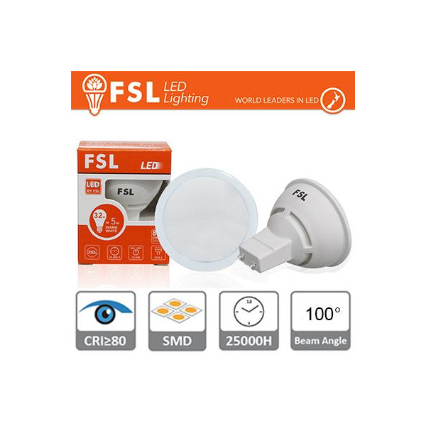 GU10 Lampadina LED - 3W 3000K 250LM 100° CRI80 Antiriflesso