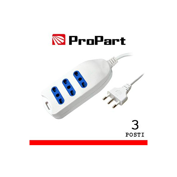 Multipresa 3pos bipasso spina16A