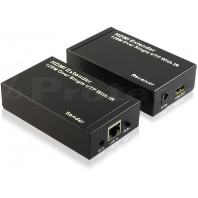 Kit TX-RX Extender HDMI, Over TCP/IP 120MT, (1:N) 1080p@60