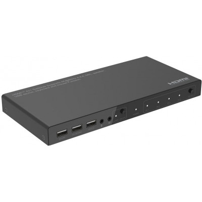Switch 4x1 HDMI 2.0 18G 4k@60hz,KMA: Tastiera Mouse Speaker