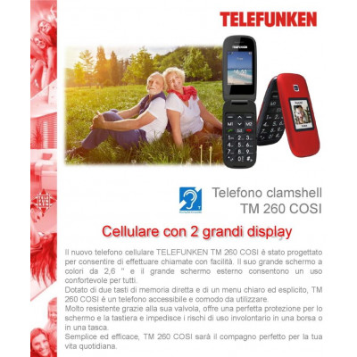 Telefono Cellulare TM 260 Arabica Telefunken