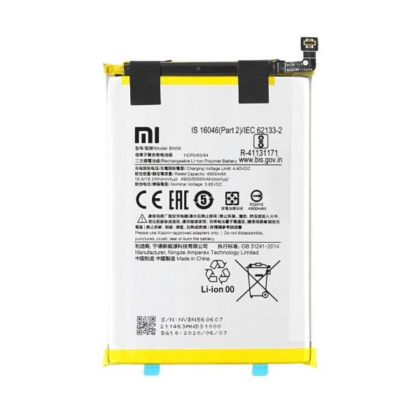 Batteria Originale BN56 per Xiaomi Redmi 9A / 9C / POCO M2 P
