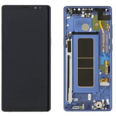 Lcd con Frame OLED Compatibile Samsung SM-N950 Note 8 Blu