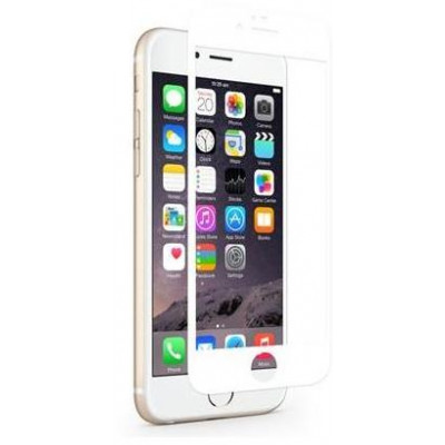 Pellicola vetro temperato Full iPhone 6/6S Bianco 0.26mm