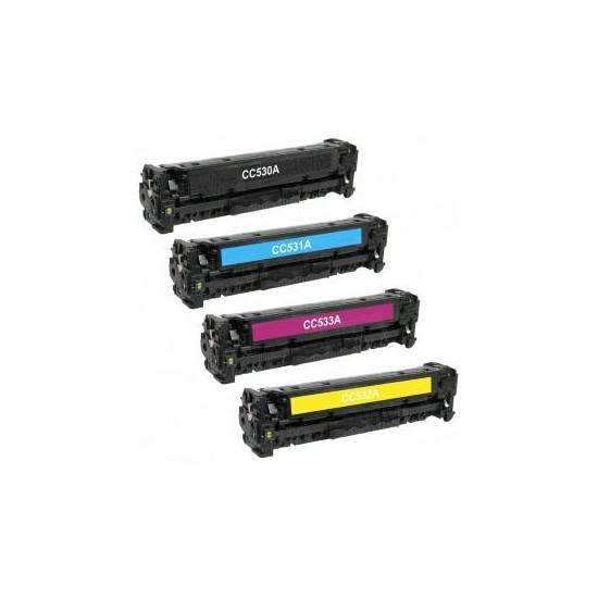 Yellow universal HP CC532A/CE412A/CF382A Canon 718Y-2.8K