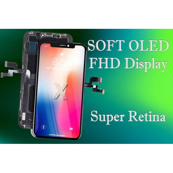 Lcd per iPhone X Oled Soft FHD Selezione A+ Alta Qualita