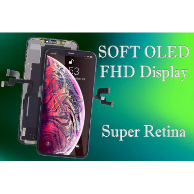 Lcd per iPhone XS Oled Soft FHD Selezione A+ Alta Qualita