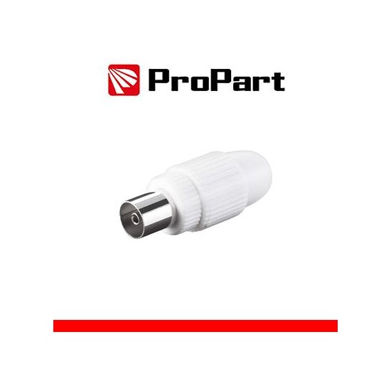 Presa antenna TV 75 Ω 9.5mm