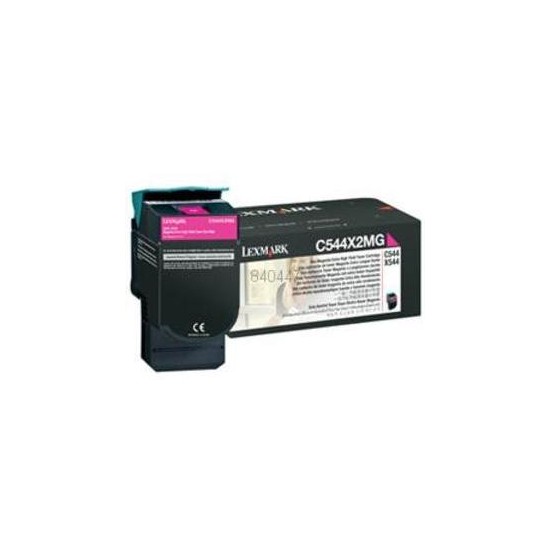 Magente com for Lexmark C 544N,544DN,544DTN,544DW,546DTN.4K