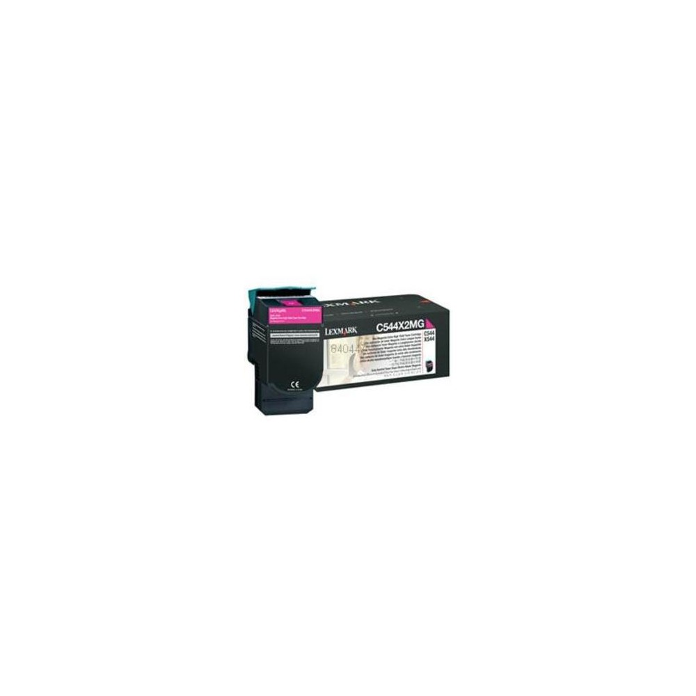 Magente com for Lexmark C 544N,544DN,544DTN,544DW,546DTN.4K