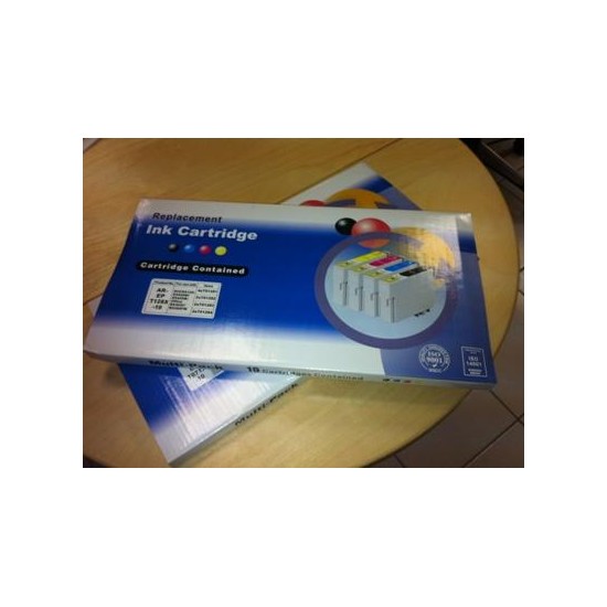 10 Cartucce Compatibili T0711-712-713-714 (4x black+6 color)