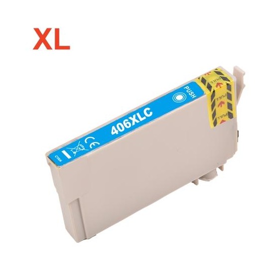 Pigment Com Cyan Epson Work Force Pro WF-3920,3925,4920,4925,4930-1.2KC13T17H24010406XL