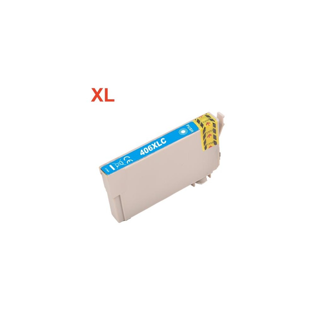 Pigment Com Cyan Epson Work Force Pro WF-3920,3925,4920,4925,4930-1.2KC13T17H24010406XL