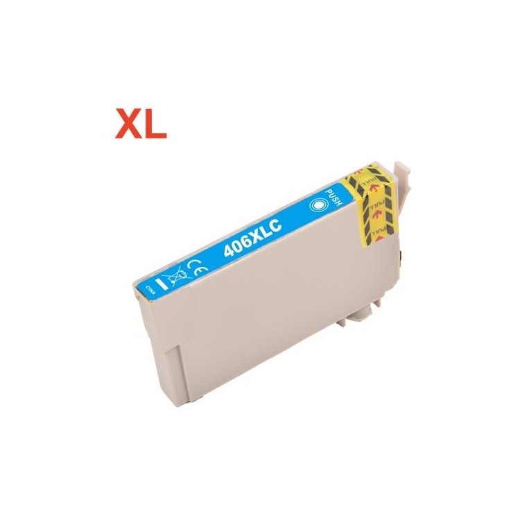 Pigment Com Cyan Epson Work Force Pro WF-3920,3925,4920,4925,4930-1.2KC13T17H24010406XL
