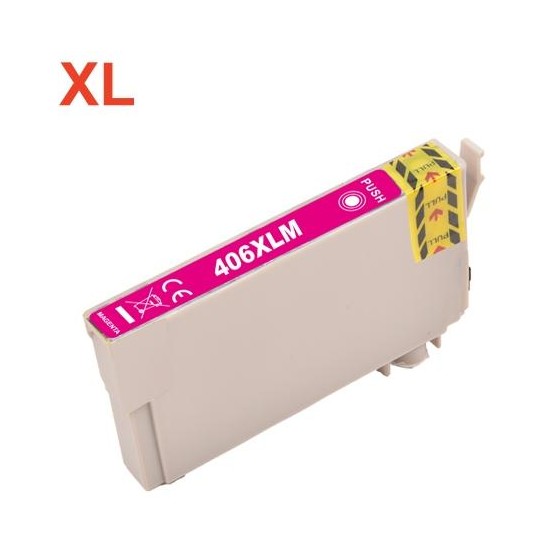 Pigment Com Magenta Epson Work Force Pro WF-3920,3925,4920,4925,4930-1.2KC13T17H34010406XL