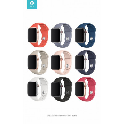 Cinturino Apple Watch 4 serie 44mm Delux Sport White